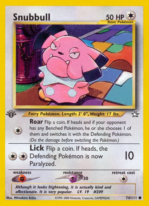 Snubbull — Neo Genesis 74