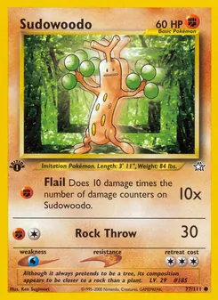 Sudowoodo — Neo Genesis 77
