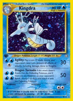 Kingdra — Neo Genesis 8