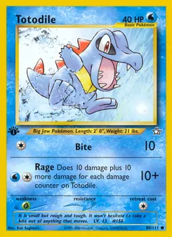 Totodile — Neo Genesis 80