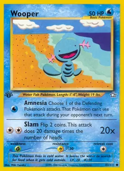 Wooper — Neo Genesis 82