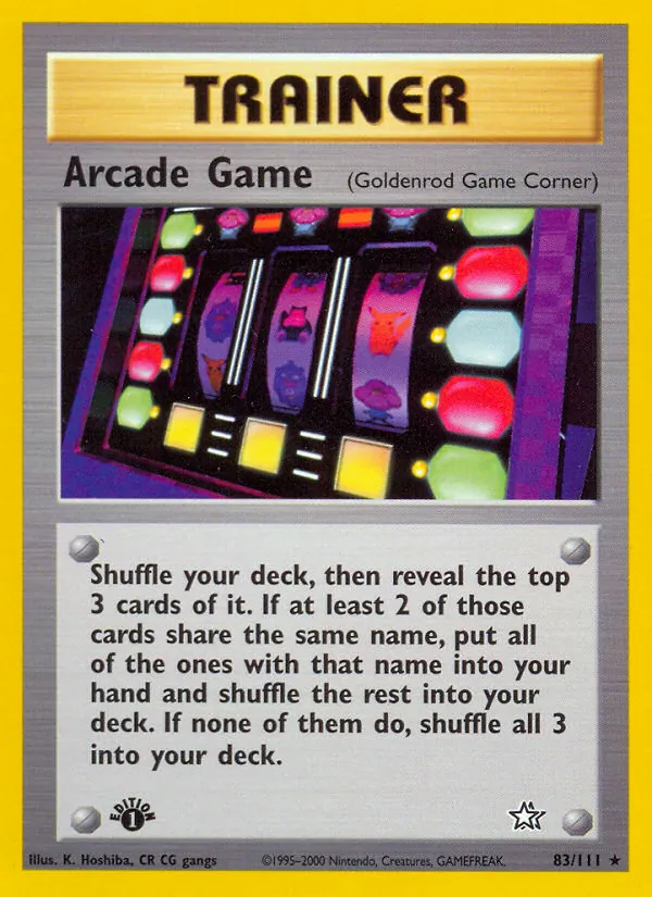 Arcade Game — Neo Genesis 83
