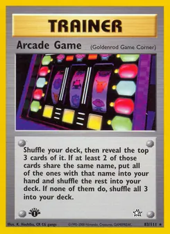 Arcade Game — Neo Genesis 83