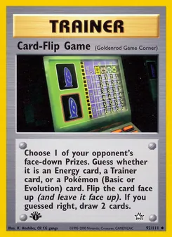 Card-Flip Game — Neo Genesis 92