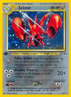 Scizor — Neo Discovery 10