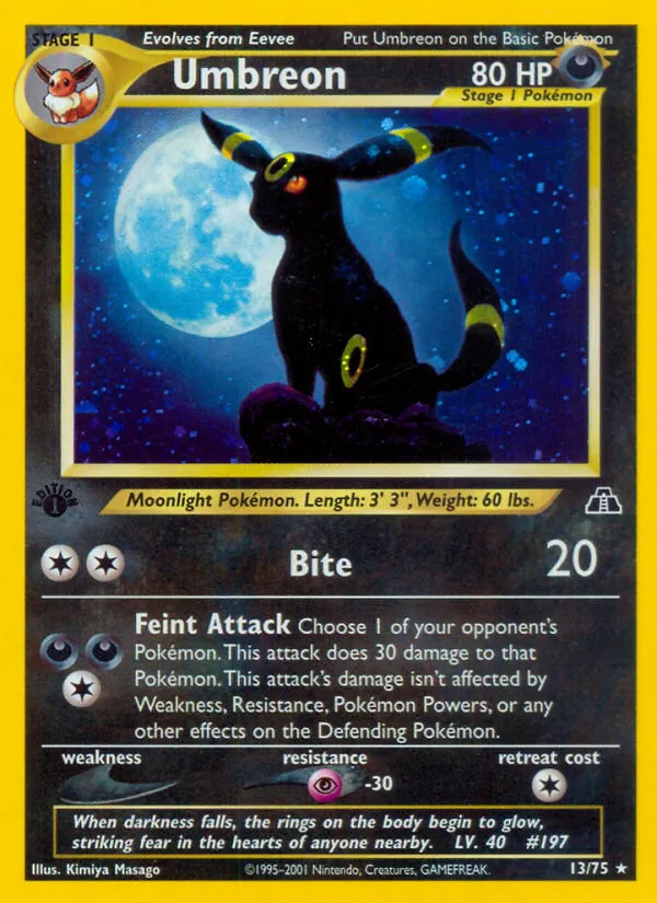 Umbreon — Neo Discovery 13