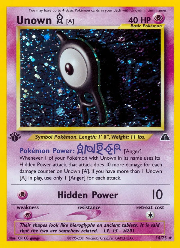 Unown [A] — Neo Discovery 14