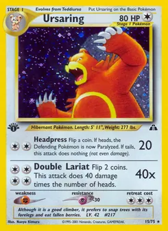 Ursaring — Neo Discovery 15