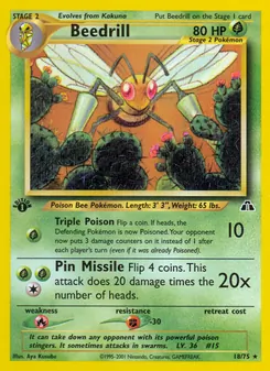Beedrill — Neo Discovery 18
