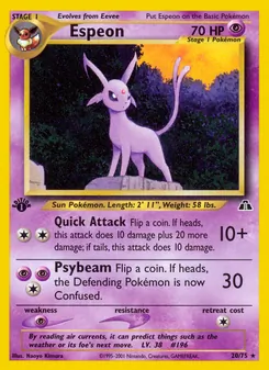 Espeon — Neo Discovery 20