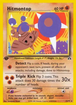 Hitmontop — Neo Discovery 22