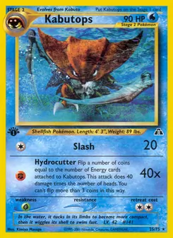 Kabutops — Neo Discovery 25