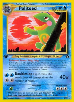 Politoed — Neo Discovery 27