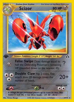 Scizor — Neo Discovery 29