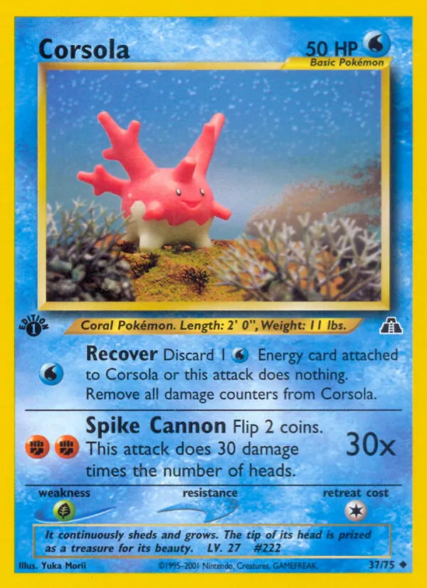 Corsola — Neo Discovery 37