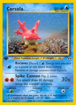 Corsola — Neo Discovery 37