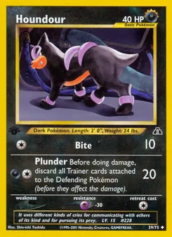 Houndour — Neo Discovery 39