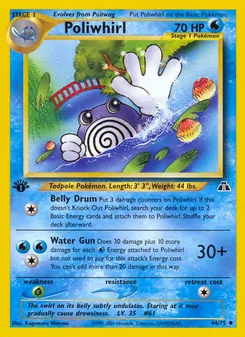 Poliwhirl — Neo Discovery 44