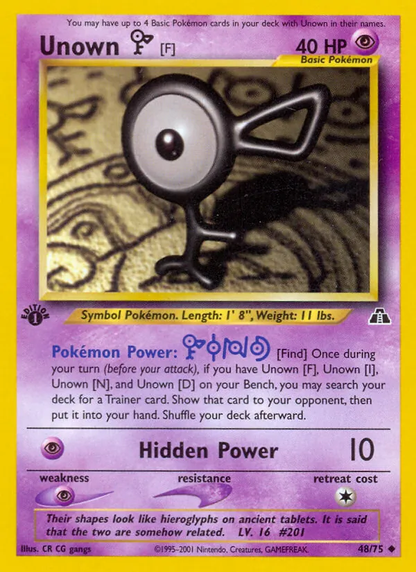 Unown [F] — Neo Discovery 48
