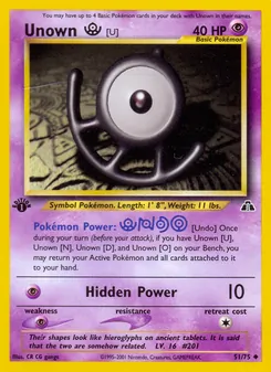Unown [U] — Neo Discovery 51