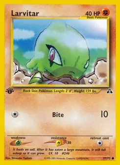 Larvitar — Neo Discovery 57