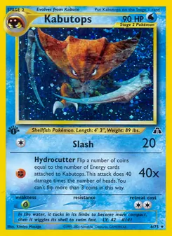 Kabutops — Neo Discovery 6