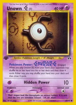 Unown [E] — Neo Discovery 67
