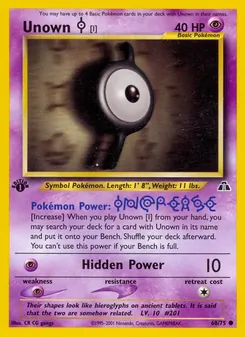 Unown [I] — Neo Discovery 68