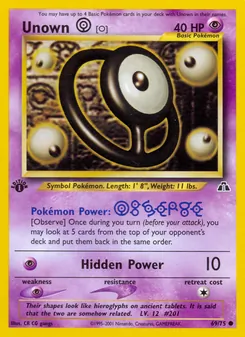 Unown [O] — Neo Discovery 69