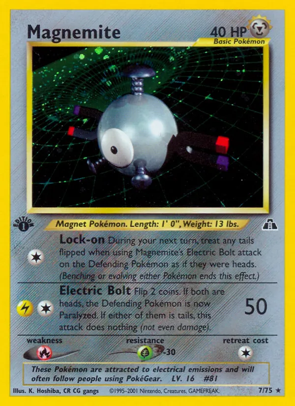Magnemite — Neo Discovery 7