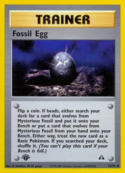 Fossil Egg — Neo Discovery 72