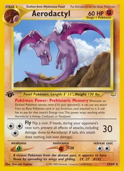 Aerodactyl — Neo Revelation 15