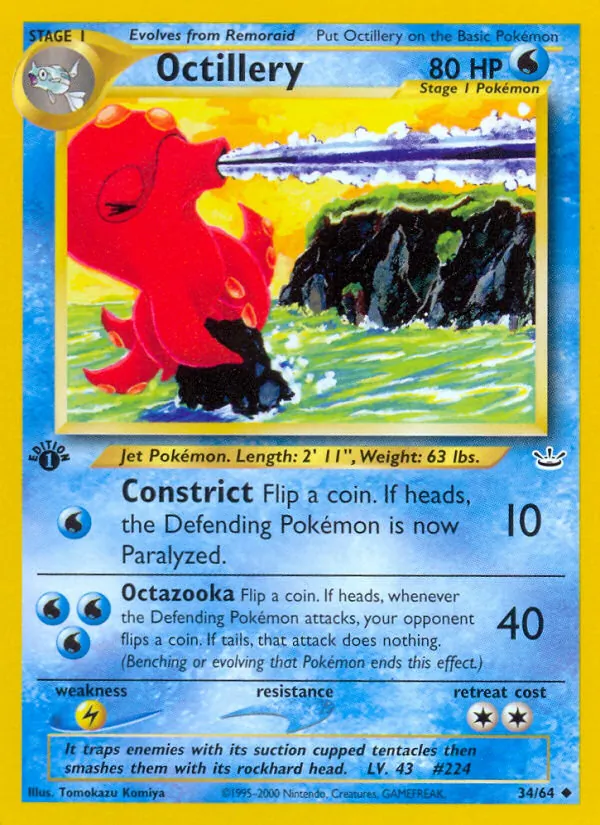 Octillery — Neo Revelation 34