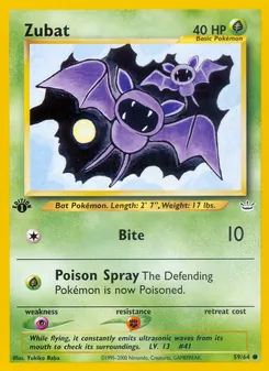 Zubat — Neo Revelation 59