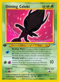 Shining Celebi — Neo Destiny 106