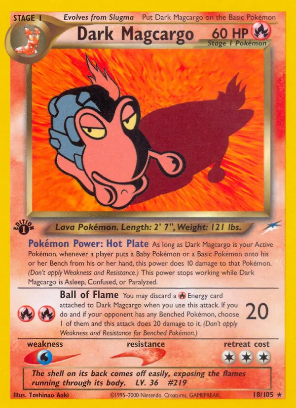 Dark Magcargo — Neo Destiny 18