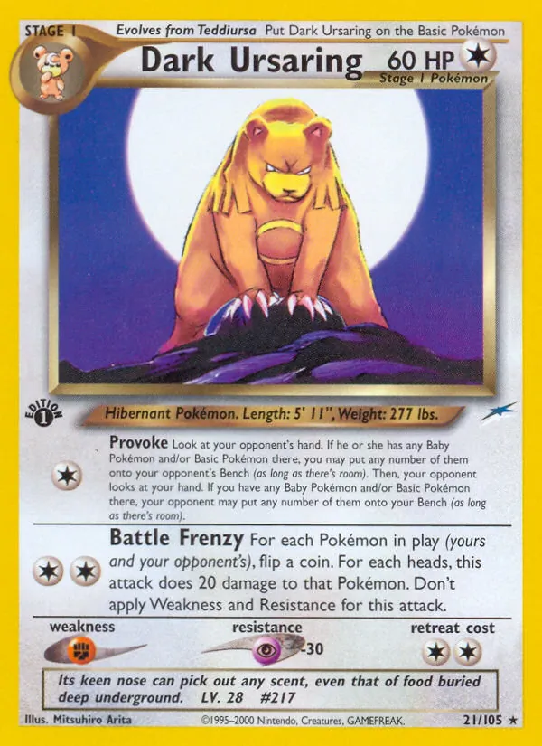 Dark Ursaring — Neo Destiny 21