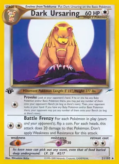 Dark Ursaring — Neo Destiny 21