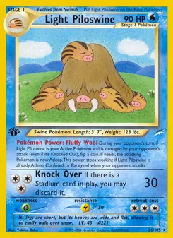 Light Piloswine — Neo Destiny 26