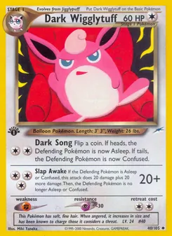 Dark Wigglytuff — Neo Destiny 40