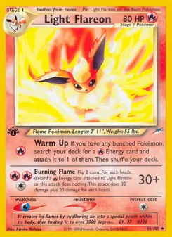 Light Flareon — Neo Destiny 46