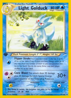 Light Golduck — Neo Destiny 47