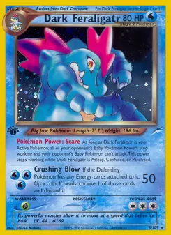 Dark Feraligatr — Neo Destiny 5