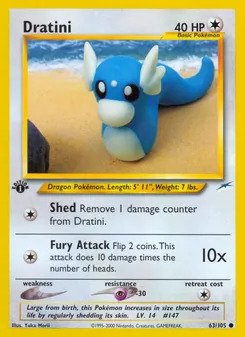 Dratini — Neo Destiny 63