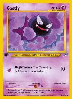 Gastly — Neo Destiny 65