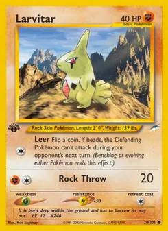 Larvitar — Neo Destiny 70