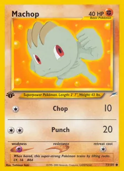 Machop — Neo Destiny 73