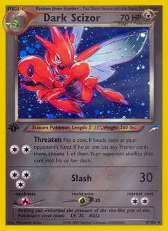 Dark Scizor — Neo Destiny 9