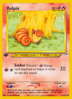 Vulpix — Neo Destiny 91