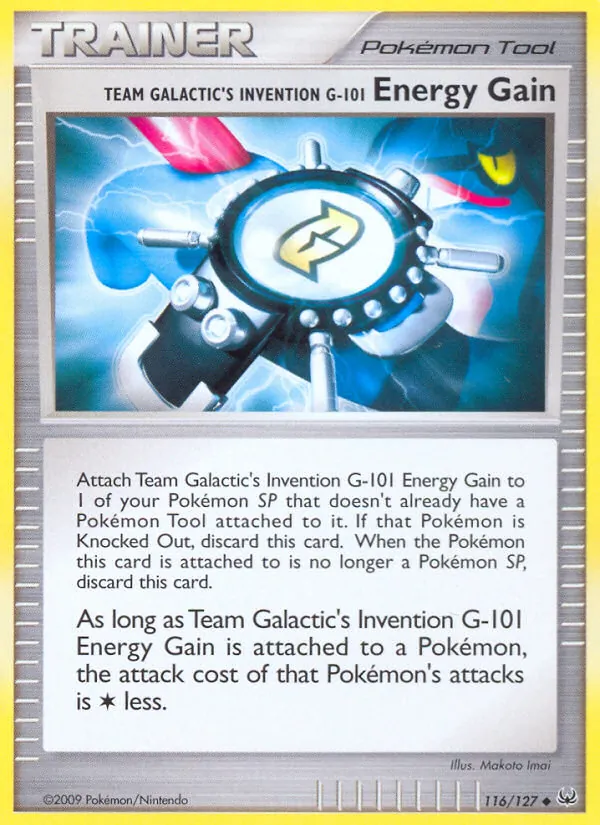 Team Galactic's Invention G-101 Energy Gain — Platinum 116